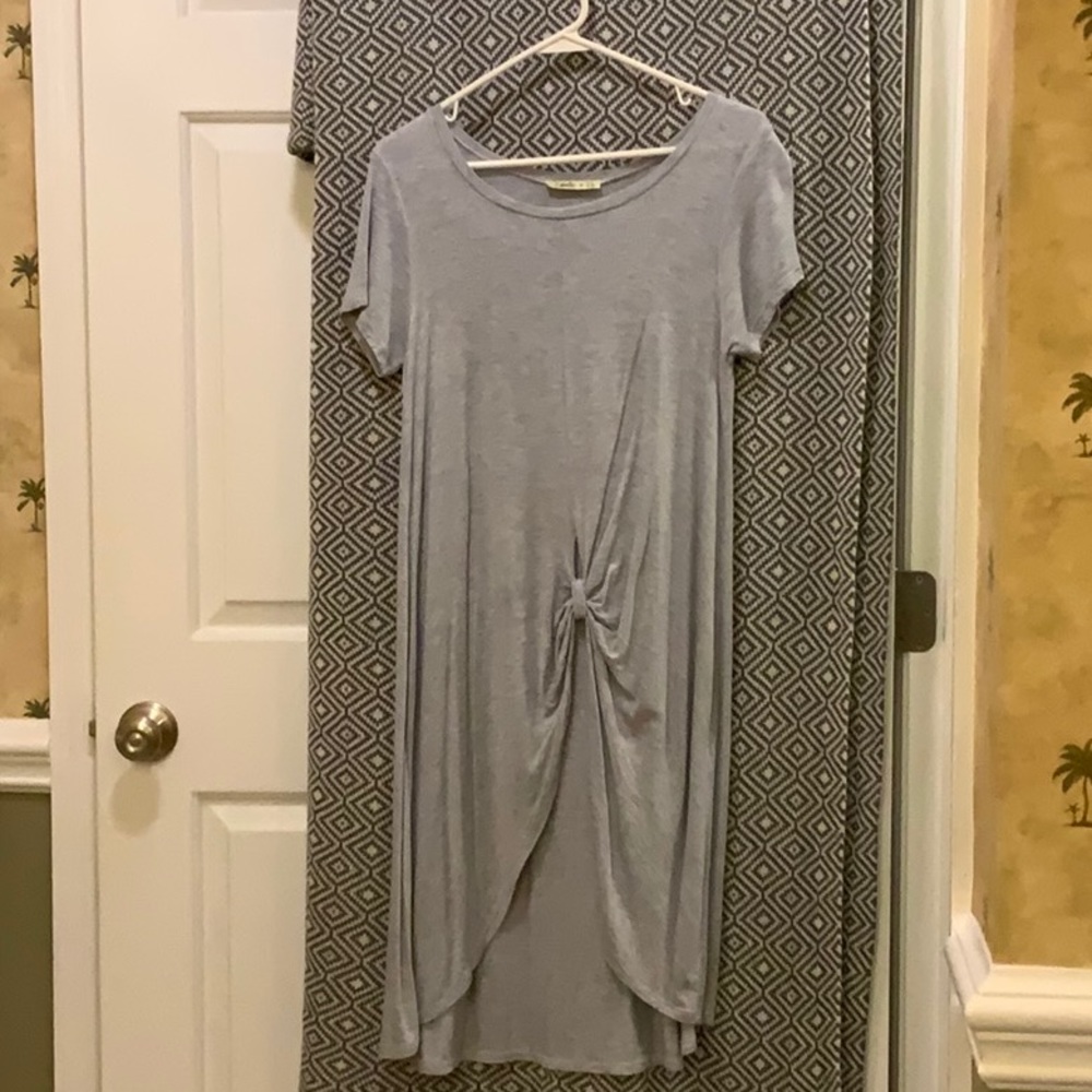 Camille & Co. light blue high-low top